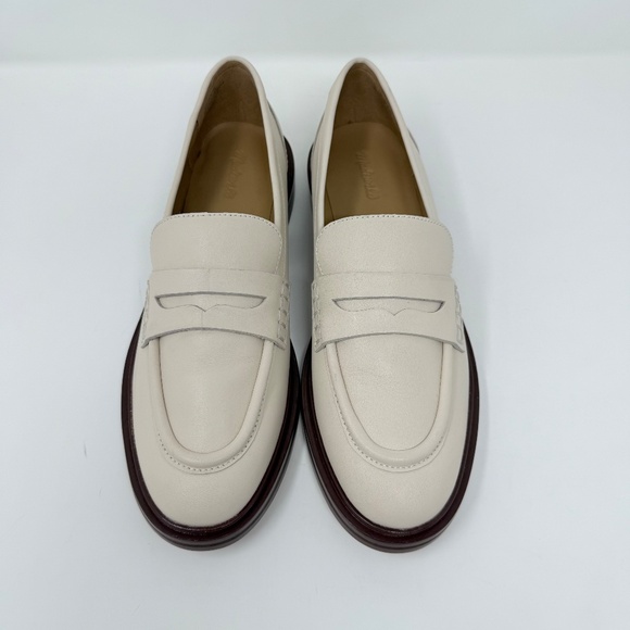 New Madewell The Vernon Loafer In Ecru Sz 8.5 - Picture 5 of 13